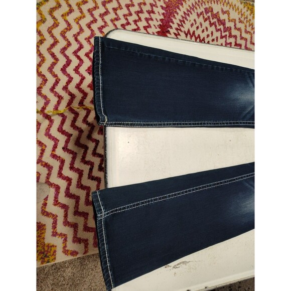 Grace in LA Jeans Women's 29 Bootcut Embroidered Rhinestones Studs Embellished - Picture 2 of 13